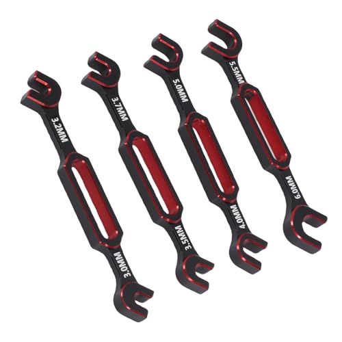 Alomejor Langlebiger RC -Schlüsselschlüssel (Rot)