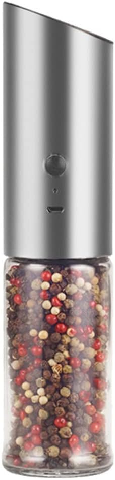 Electric Salt and Pepper Grinder Rechargeable Salt and Pepper Shaker Automatic Spice Mill with Adjustable Coarseness