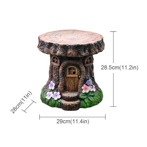 Table d'appoint terrasse et salon style souche d'arbre déco