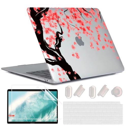 Contenuto della Confezione - 1x Custodia per MacBook Air 13 pollici M1 + 1x Protezione Tastiera + 1x Pellicola Schermo per la protezione completa del tuo laptop