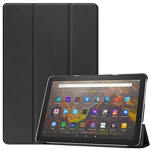 HoYiXi Funda para All-New Fire HD 10 2021/Fire HD 10 Plus 2021 Estuche de Tableta Funda de Cuero...