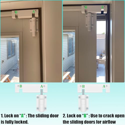 Tpard FOOTLOCK-W1 Patio Sliding Glass Door Security Lock/Bolt thumb #1