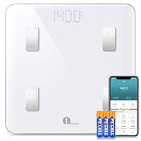 1 BY ONE Bilancia Pesapersone Digitale,Bilancia Di Precisione Smart,Bilancia Impedenziometrica...