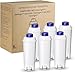 Mutital 6 PCS Delonghi Coffee Machine Water Filters for Delonghi, Replacement for Delonghi ECAM Series, Dinamica, Cappuccino System, Magnifica, ETAM Autentica and Various Models from Esam (6)