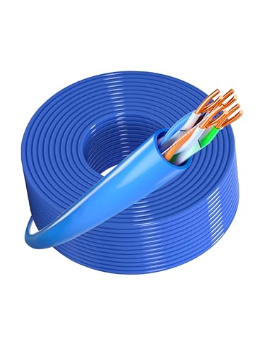 Cable Ethernet Cat6A UTP 100 m Azul RJ-45
