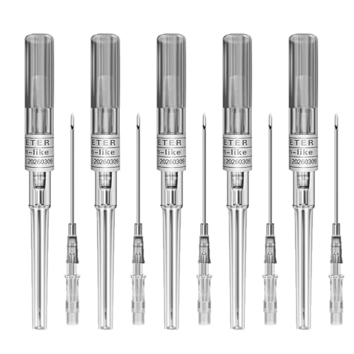 Gakonp 10Pcs Body Piercing Needles 16G Professional Piercing Tool Kit for Ear Nose Belly - Hollow Design