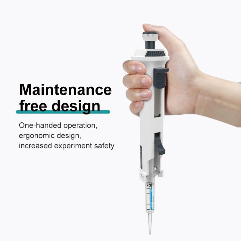 Continuous Dispenser Laboratory Pipette Adjustable Manual Dispenser with Tip 5ml
