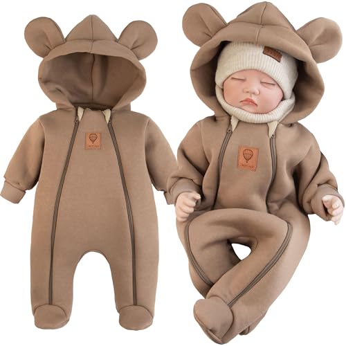 CiuchCiuch Baby Übergangs-Strampler – 80% Baumwolle Sweatstoff Overall...