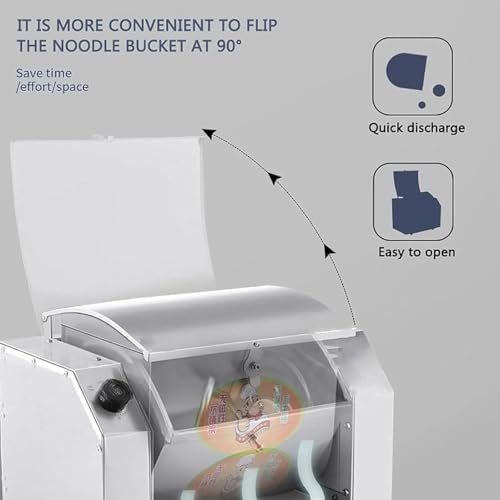 Impastatrice, impastatrice commerciale con inclinazione e timer, macchina impastatrice industriale per pasta e altro ancora