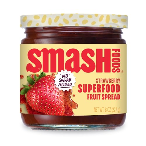 Smash Foods Strawberry Jam | Low-Calorie, No Sugar Added Keto