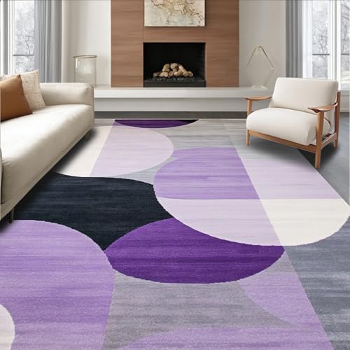 Tapete decorativo plano 8x10 ODIA, color violeta