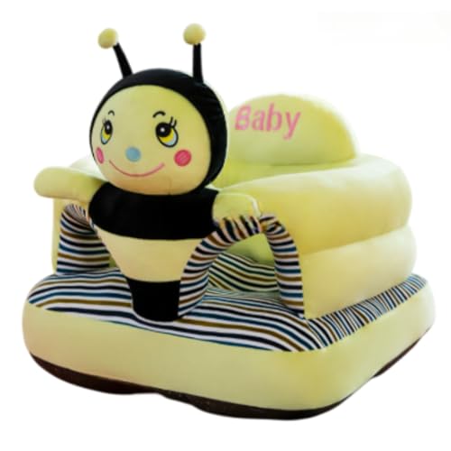 Lekolock 赤ちゃんの転倒防止シートおしゃれなアイデア漫画柔らかで快適な赤ちゃん用ソファチェア男女兼用3ヶ月~ 3歳 (キャタピラー)