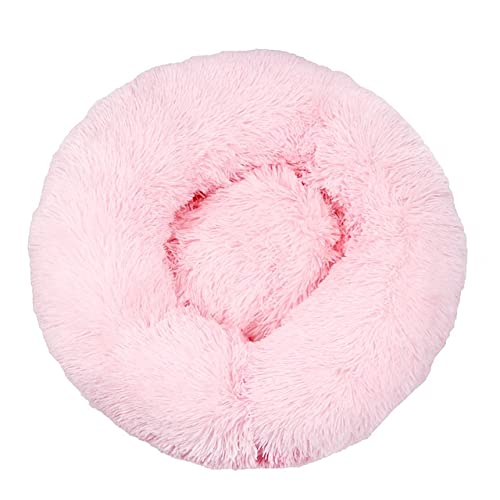 Akcesoria dla psów donut dla dużych psów domek dla kota pluszowe legowisko dla psa XXL okrągła mata dla małych średnich zwierząt uspokajająca 100 cm