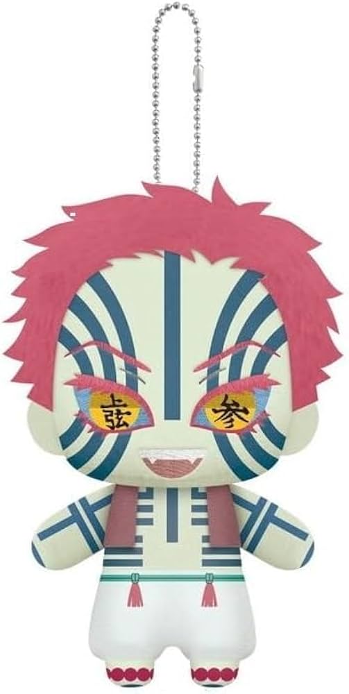 Amazon.co.jp: 鬼滅 ともぬい 伍ノ型 ぬいぐるみ 猗窩座（あかざ
