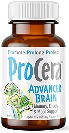 Procera Advanced Brain Supplement | Memory & Brain Booster | 3-in-1 Nootropics Brain Support Supplement | w/ Ashwagandha, Rhodiola, Ginseng, Ginkgo, Phosphatidylserine & Vitamin B Complex