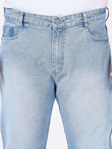 Image of Urbano Plus Men's Straight Fit Mid Rise Jeans