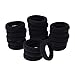 Miuance Baby Kids girls Small Size Hair ties No damage ouchless hair elastics No Crease Ponytail holders Tiny Soft elastic rubber bands,Black 120 PCS