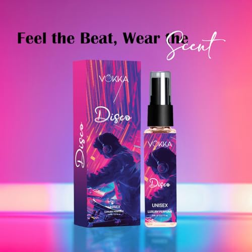 Image of Vokka Pocket Perfume Disco 8ml | Unisex Luxury Long Lasting Leather Perfume For Men & Women | Woody Leather Scent Eau De Parfum | EDP Fragrance for Gift | Notes: Spicy Agarwood Leathery