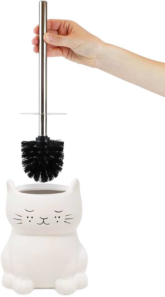 cat toilet brush holder