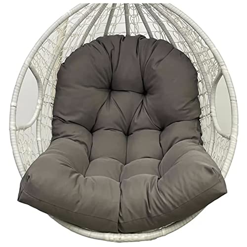 BWCKMTSC Cojín de Repuesto para Silla de Huevo, Color Verde Oscuro, para Interiores y Exteriores, Lavable, Grueso, para Colgar Cesta, Hamaca, Silla, Cojines de Respaldo Suave para jardín, oficinas,