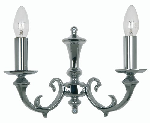 Applique murale Dorchester Oaks Lighting 370/2 CH finition chromé brillant