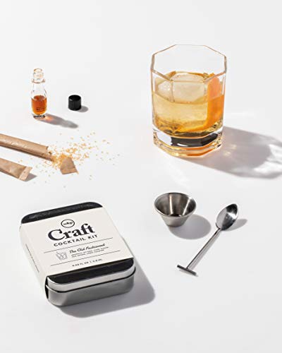 W&P Craft Old Fashioned Cocktail Kit, Mini Portable Carry On Travel Cocktail Kit, Great Gifts for Him or Her, 1 Pack