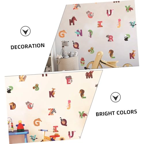 Vinilos Decorativos Letras de Cartoon Educativos para Pared miniatura 3