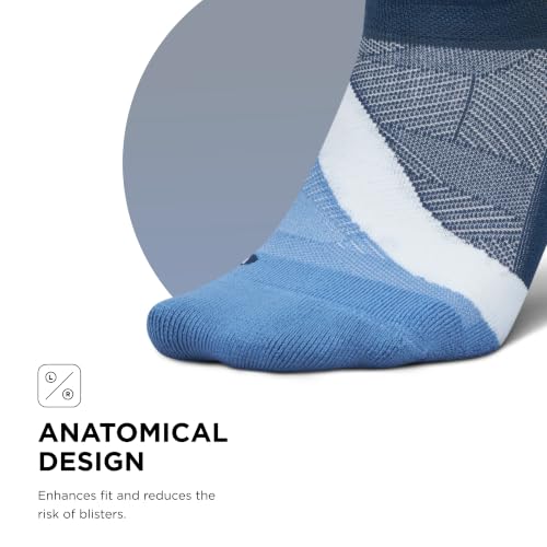 Image of Feetures Elite Light Cushion No Show Tab Sock Wave