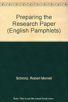 Paperback Preparing the Research Paper (English Pamphlets) Book