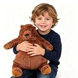 Djungelskog Bear 23.6 Inch - Soft and Giant Bear - Huggable and Cuddly Plush Toy - Ideal Gift for Kid Boy,Girl&Girlfriend - Super Soft and Cuddly! (23.6in/60cm)