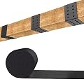 5ft Faux Wood Beam Strap?Flexible Beams Gap Hiding Strap, Wood Beams Metal Look Strap?Architectural Products for Faux Wood Beams,Ceiling Beam and Cabin Shutters Accessories (2.36"Width)
