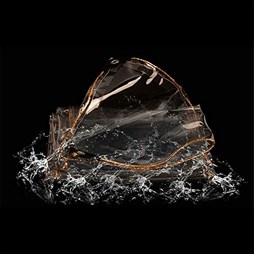 Lona Transparente Impermeable 1x1m cubierta protectora resistente 6