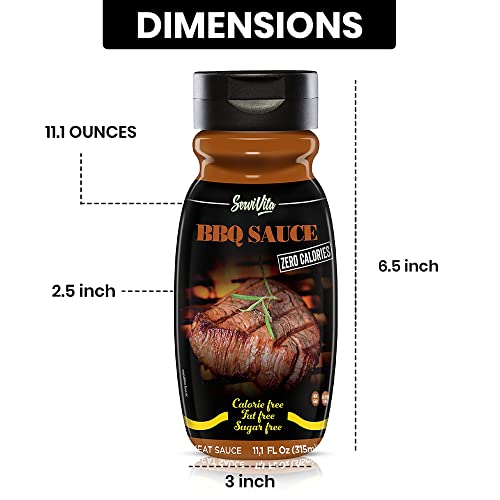 Servivita 8413412209961 Sugar Free Bbq Sauce - Sugar Free Barbecue Sauce - Zero Calories And Fat Free, 11.1 Fl Oz - No Sugar Bbq Sauce - Gluten Free, Low Sodium thumb #6