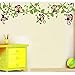 Decoración para Hogar Mini Monos Lindos Pegatinas De Pared para Niños Sala De Arte Calcomanías De Vinilo 3D Animales Planta Fondos De Pantalla Sticker
