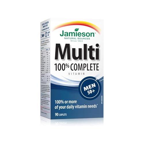 Jamieson Multi 100% Complete Vitamin - Men 50+ - 90's Jamieson Multi 100% Complete Vitamin - Men 50+ - 90's