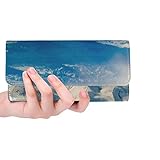 Innentaschen: 12 Kartenfächer, 1 Reißverschlusstasche, 1 Ausweisfenster und 2 volle Tasche für Bargeld