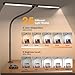 Pzloz Led Desk Lamp for Office Home - Eye Caring Architect lamp with Clamp,Dual Screen Computer Monitor Work Smart Light: 24W 5 Color Flexible Adjustable Lighting Table Lamp for Study Drafting