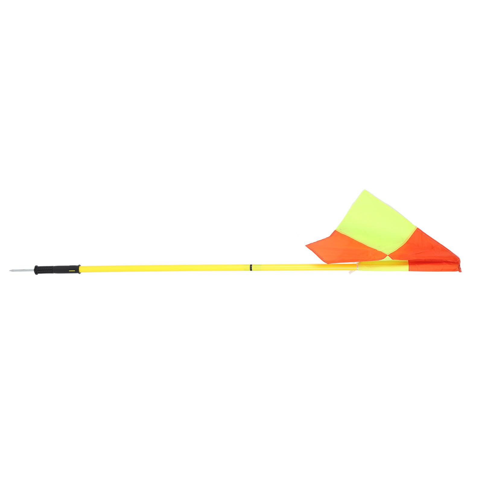 Generic Banderas de Esquina de Campo de Fútbol de Alta Visibilidad y Peso Ligero para Equipos de Fútbol, ​​4 Banderas Cuadradas, 4 Postes de de 2 Secciones de 1,5 M, de Esquina de
