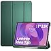 ProCase Folio Case for Lenovo Idea Tab 11" 2025 with Pen Holder, Lenovo Idea Tab 11 Inch TB-336ZU/TB-336FU Slim Stand Tri-Fold Hard Shell Protective Tablet Cover Translucent Back Case -Mgreen