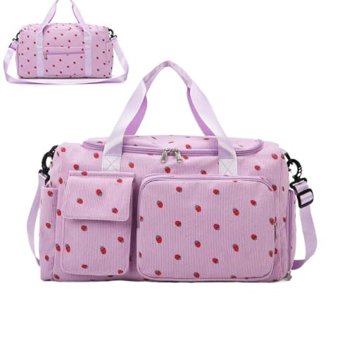 Bolsa de viaje y gimnasio portátil con compartimento para zapatos incorporado