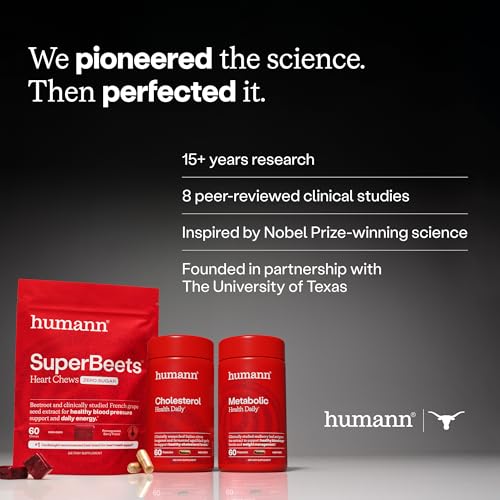 Image of HumanN SuperBeets Heart Chews, Pomegranate Berry Flavor, 120 Ct