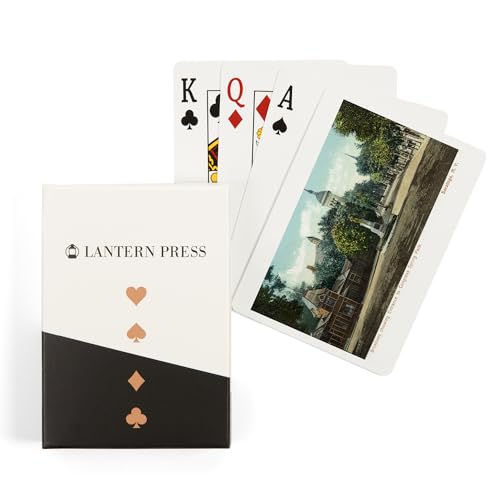Lantern Press Saratoga Springs, 52 Naipes Poker