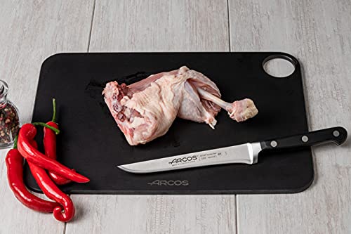 Miniatura 6 de ARCOS Cuchillo deshuesador de acero inoxidable nitrum de 6 pulgadas y hoja de 6.299 in. Cuchillo de carnicero profesional para cortar huesos de