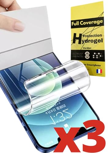 WardSan [3 Pack for IPHONE 15 PLUS (6,7") - HD Clear Hydrogel Screen Protector - Image 2