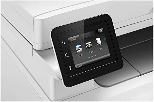 Hp Color Laserjet Pro M283Cdw Wireless All-In-One Laser Printer, 260-Sheet, 22Ppm, 600X600Dpi, Auto 2-Sided Printing, Remote Mobile Print, Print Scan Copy Fax, White, Durlyfish Usb Printer Cable #TOP4