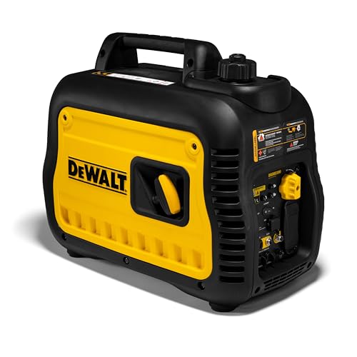 DeWalt 2,500-Watt Portable Inverter Generator - Gas Powered - Quiet, Long Runtime - Compact and Lightweight - Manual Start - Home Backup, RV, Camping, Jobsite Ready