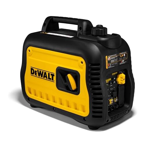 DeWalt 2,500-Watt Portable Inverter Generator - Gas Powered - Quiet, Long Runtime - Compact and Lightweight - Manual Start - Home Backup, RV, Camping, Jobsite Ready