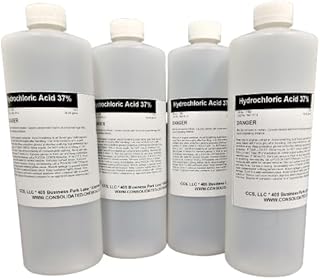 Hydrochloric Acid 37% ACS Reagent Grade 4 x 1000ML