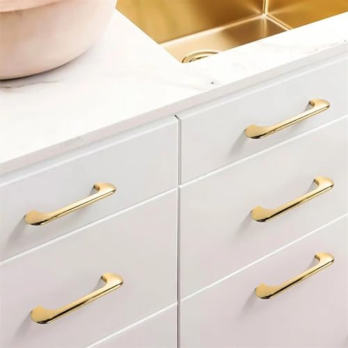 Poignées placard chic NALsa longues en laiton doré pour commode - 6