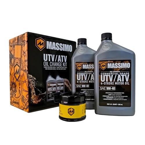 Massimo T-Boss 550/560 & MSA 550/560 10W-40 Oil Change Kit | Full...